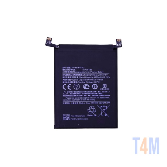 Bateria BM5G para Xiaomi Redmi Note 11T Pro/Pocophone X4 GT/Poco X4 GT 5080mAh